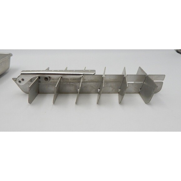 Frigidaire Single Ice Cube Tray 1950's Quickube Quick Release Aluminum Vintage - Picture 10 of 13